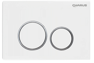 Клавиша смыва Charus Spazio FP.330.11.01 белый глянцевый